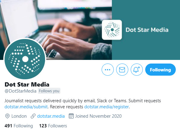 Our New Home On Twitter Dot Star Media